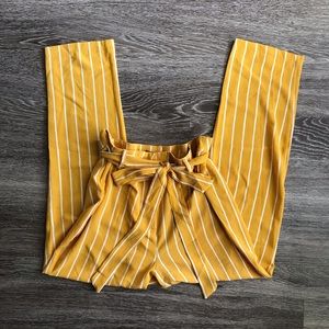 High-Waisted Flowy Pants